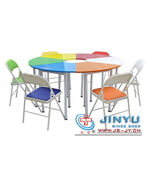 彩色团体活动桌(6色)